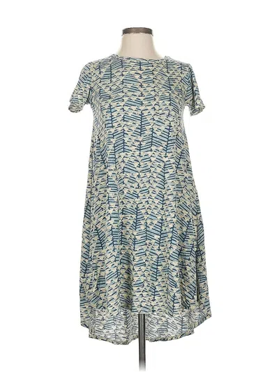 Pre-owned Lularoe Casual Dress In Blue