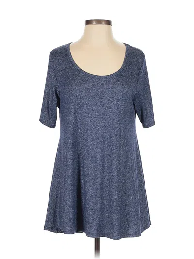 Pre-owned Lularoe Casual Dress In Blue