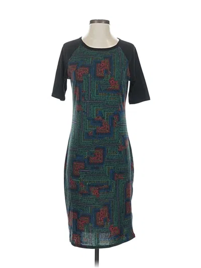 Pre-owned Lularoe Casual Dress In Blue