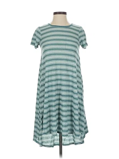 Pre-owned Lularoe Casual Dress In Blue