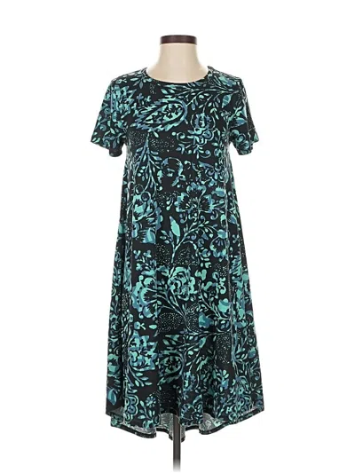 Pre-owned Lularoe Casual Dress In Blue