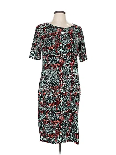 Pre-owned Lularoe Casual Dress In Blue