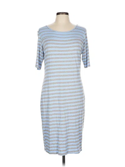 Pre-owned Lularoe Casual Dress In Blue