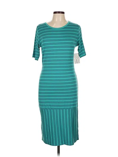 Pre-owned Lularoe Casual Dress In Blue