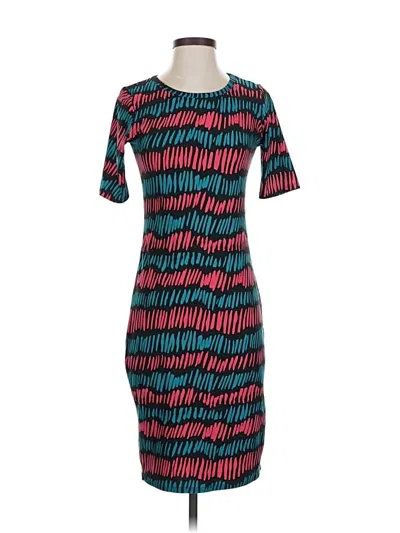 Pre-owned Lularoe Casual Dress In Blue