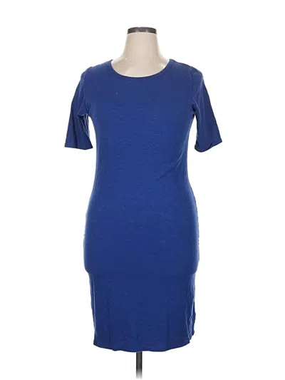 Pre-owned Lularoe Casual Dress In Blue