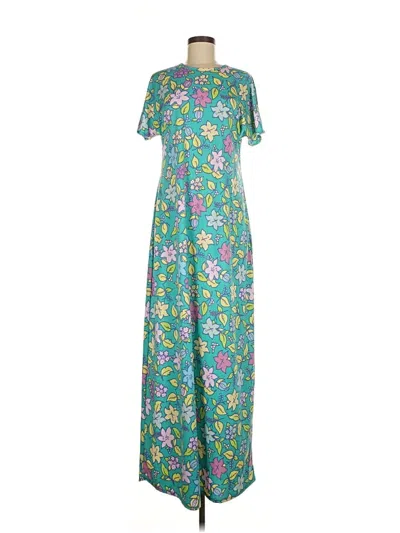 Pre-owned Lularoe Casual Dress In Blue