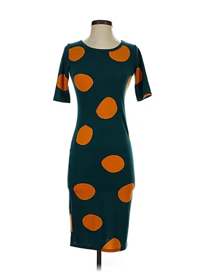 Pre-owned Lularoe Casual Dress In Blue