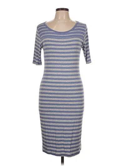Pre-owned Lularoe Casual Dress In Blue