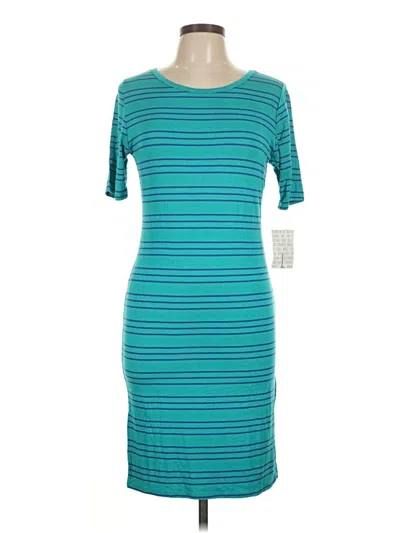 Pre-owned Lularoe Casual Dress In Blue