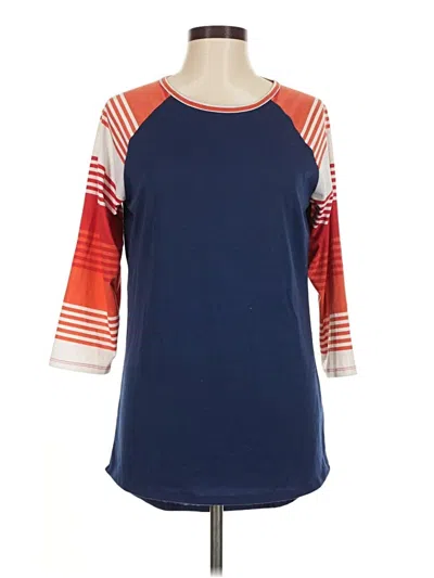 Pre-owned Lularoe Casual Dress In Blue