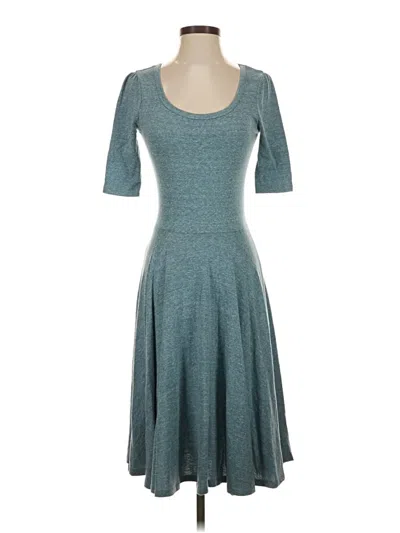 Pre-owned Lularoe Casual Dress In Blue