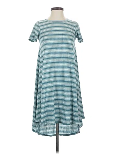 Pre-owned Lularoe Casual Dress In Blue