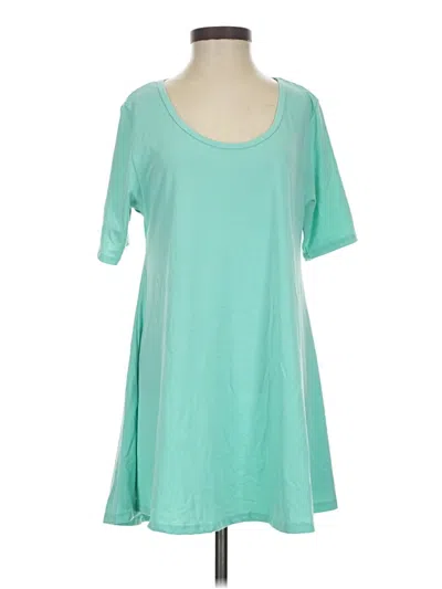 Pre-owned Lularoe Casual Dress In Blue