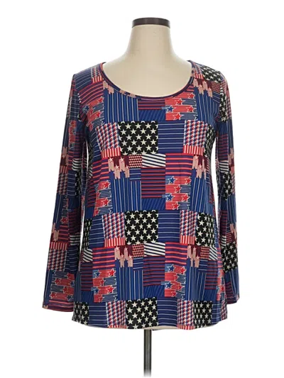 Pre-owned Lularoe Casual Dress In Blue