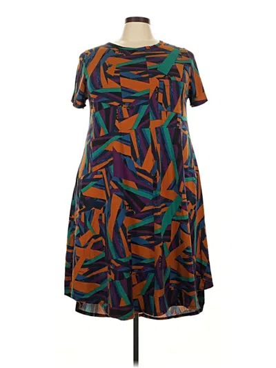 Pre-owned Lularoe Casual Dress In Blue