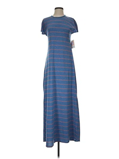 Pre-owned Lularoe Casual Dress In Blue