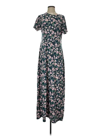 Pre-owned Lularoe Casual Dress In Blue