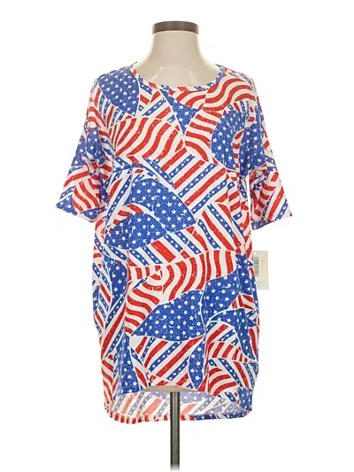 Pre-owned Lularoe Casual Dress In Blue