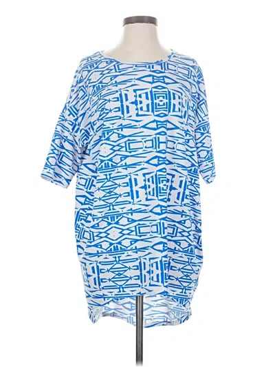 Pre-owned Lularoe Casual Dress In Blue