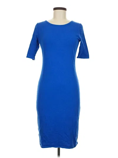 Pre-owned Lularoe Casual Dress In Blue