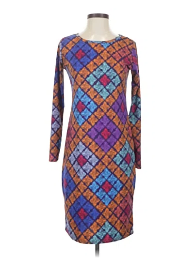 Pre-owned Lularoe Casual Dress In Blue