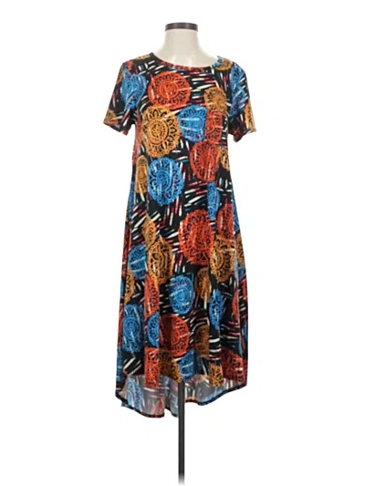 Pre-owned Lularoe Casual Dress In Blue