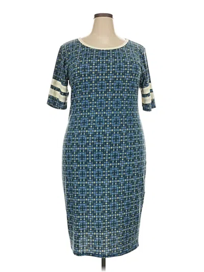 Lularoe Casual Dress In Blue