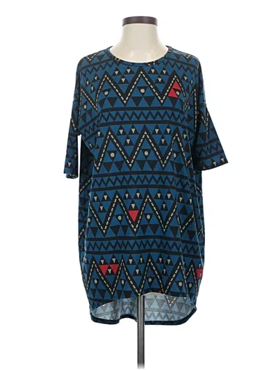Pre-owned Lularoe Casual Dress In Blue