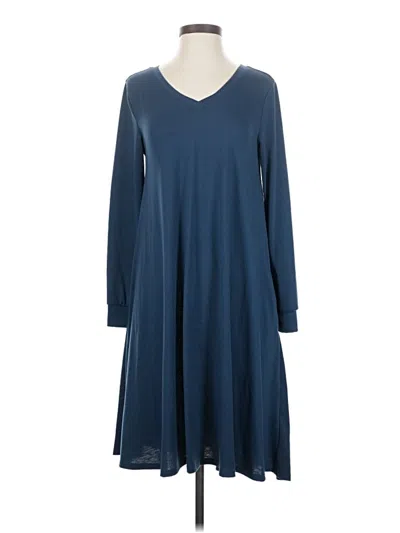 Pre-owned Lularoe Casual Dress In Blue