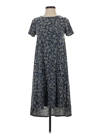 Pre-owned Lularoe Casual Dress In Blue