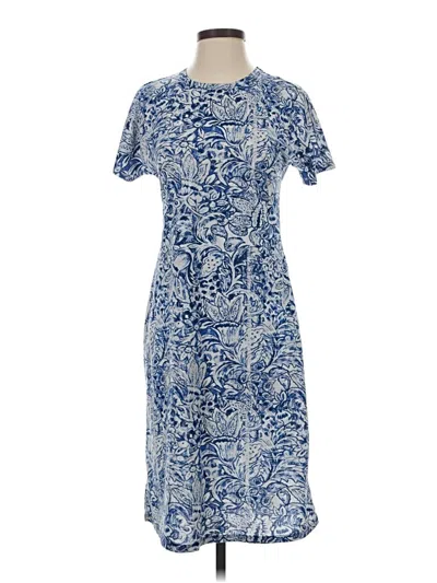 Pre-owned Lularoe Casual Dress In Blue
