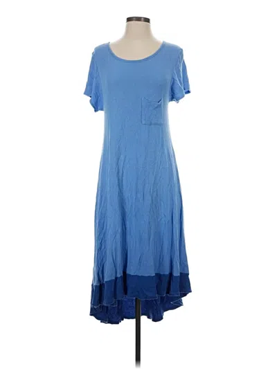 Pre-owned Lularoe Casual Dress In Blue