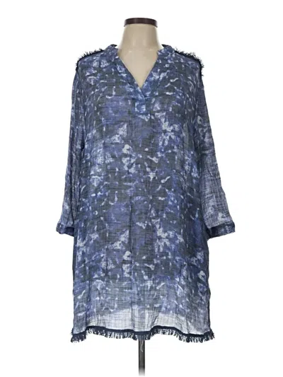 Pre-owned Lularoe Casual Dress In Blue