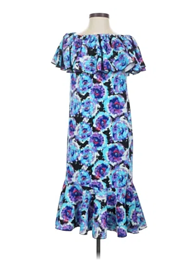 Pre-owned Lularoe Casual Dress In Blue