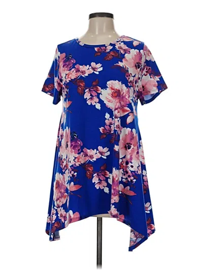 Pre-owned Lularoe Casual Dress In Blue