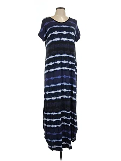 Pre-owned Lularoe Casual Dress In Blue