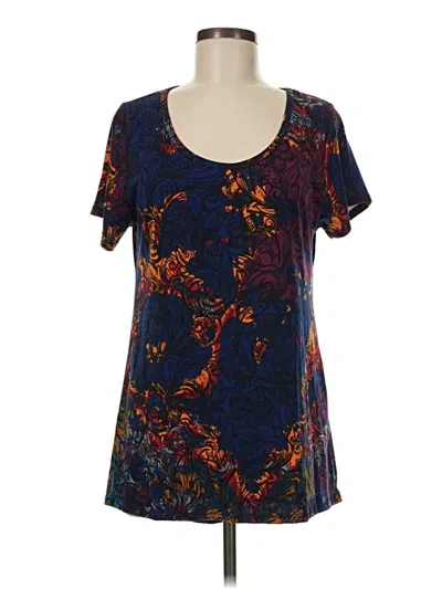 Pre-owned Lularoe Casual Dress In Blue
