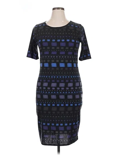 Pre-owned Lularoe Casual Dress In Blue