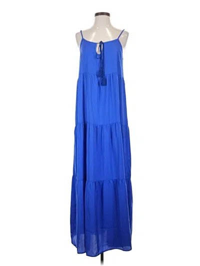 Pre-owned Lularoe Casual Dress In Blue