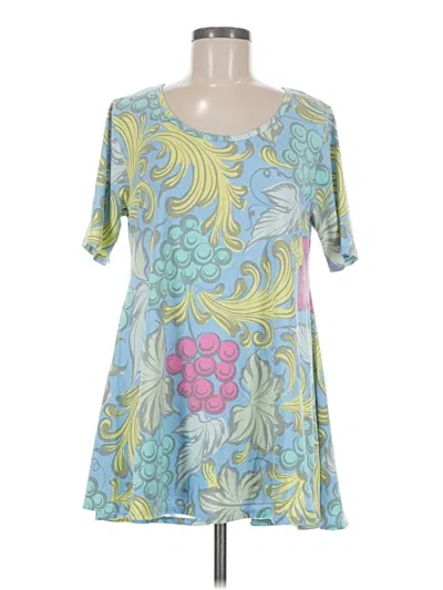 Pre-owned Lularoe Casual Dress In Blue