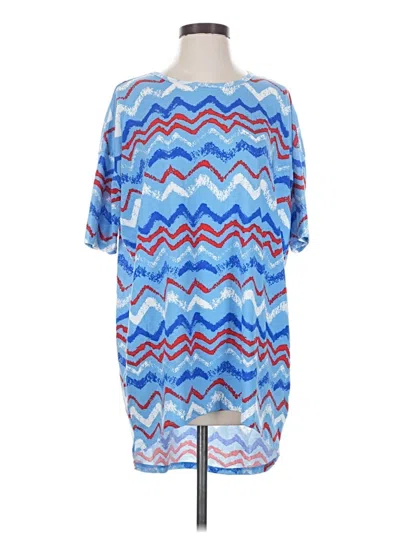 Pre-owned Lularoe Casual Dress In Blue