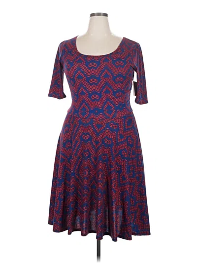 Lularoe Casual Dress In Blue