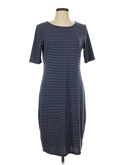 Pre-owned Lularoe Casual Dress In Blue