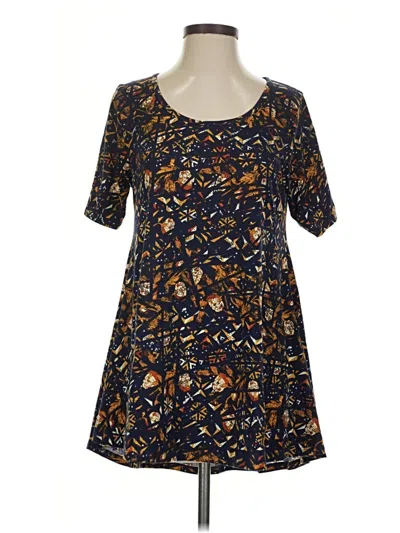 Pre-owned Lularoe Casual Dress In Blue