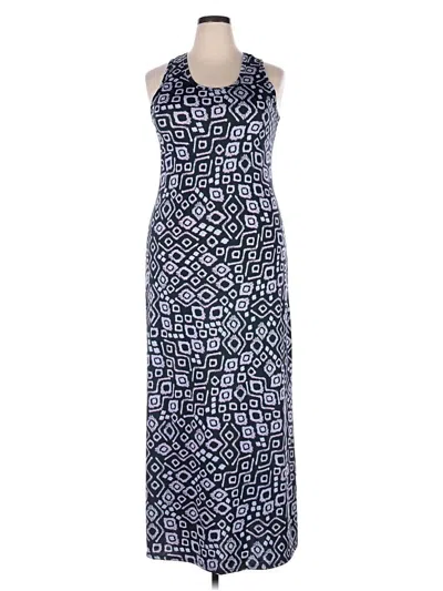 Pre-owned Lularoe Casual Dress In Blue