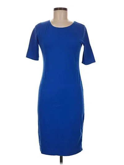 Pre-owned Lularoe Casual Dress In Blue