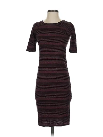 Pre-owned Lularoe Casual Dress In Brown