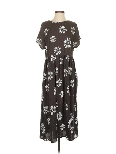 Pre-owned Lularoe Casual Dress In Brown