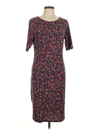 Pre-owned Lularoe Casual Dress In Brown